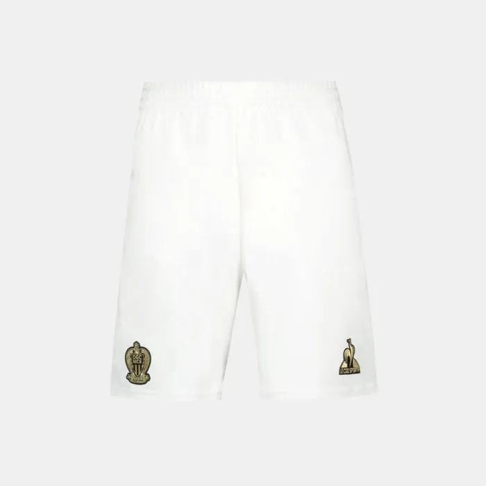 Le Coq Sportif OGC Nice 8211 Match Outfit Shorts Kids New Optical White Kids Shorts Le Coq Sportif OGC Nice 8211 Match Outfit Shorts Kids New Optical White Kids Shorts