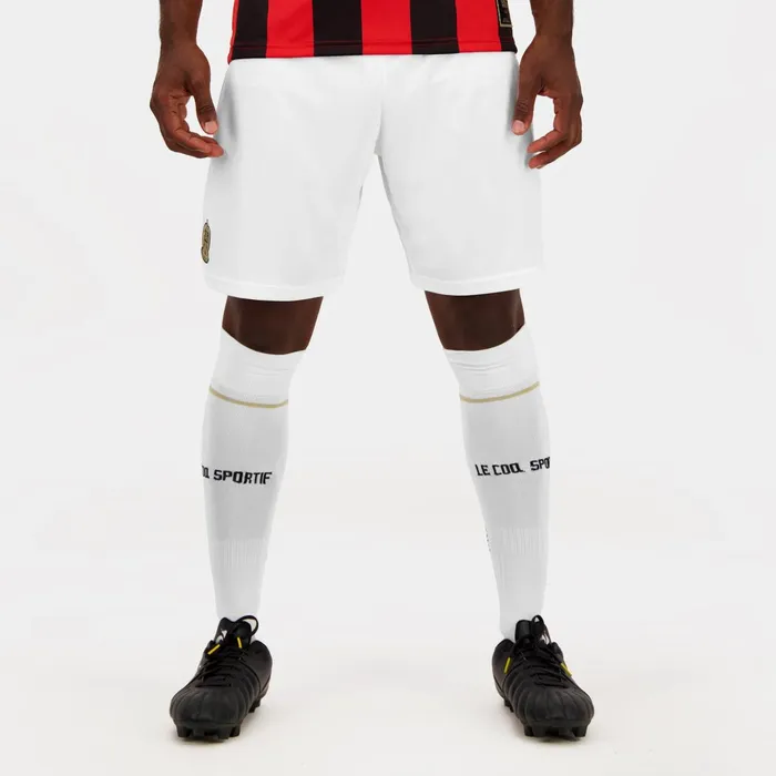 Le Coq Sportif OGC Nice 8211 Match Outfit Shorts New Optical White MenWomen Shorts