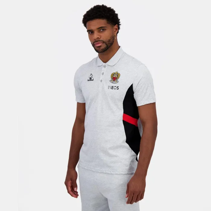 Le Coq Sportif OGC Nice Polo Shirt Men Polos Shirts