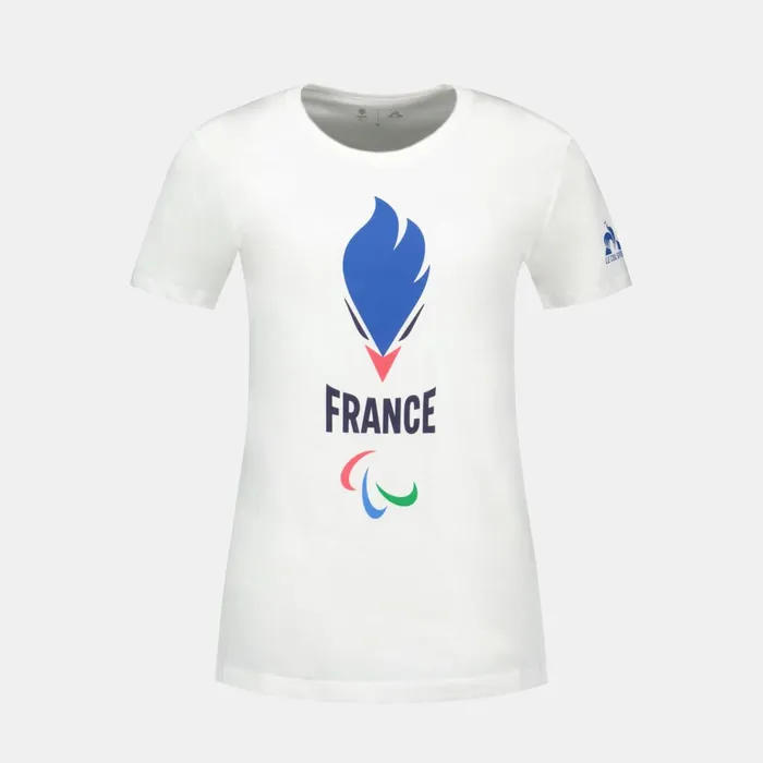 Le Coq Sportif Paris 2024 Paralympic French Team TShirt Women Tshirts Polos Shirts And Tops