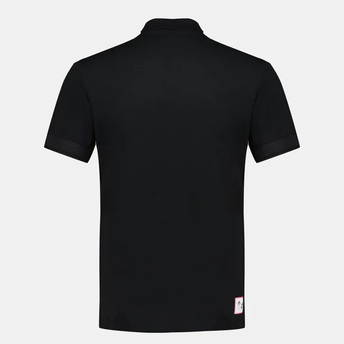 Le Coq Sportif Paris 2024 Polo Shirt Black Men Polos Shirts