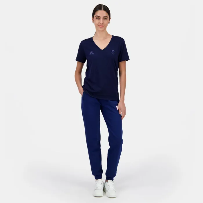 Le Coq Sportif Paris 2024 TShirt Bleu Nuit Women Tshirts Polos Shirts And Tops Le Coq Sportif Paris 2024 TShirt Bleu Nuit Women Tshirts Polos Shirts And Tops