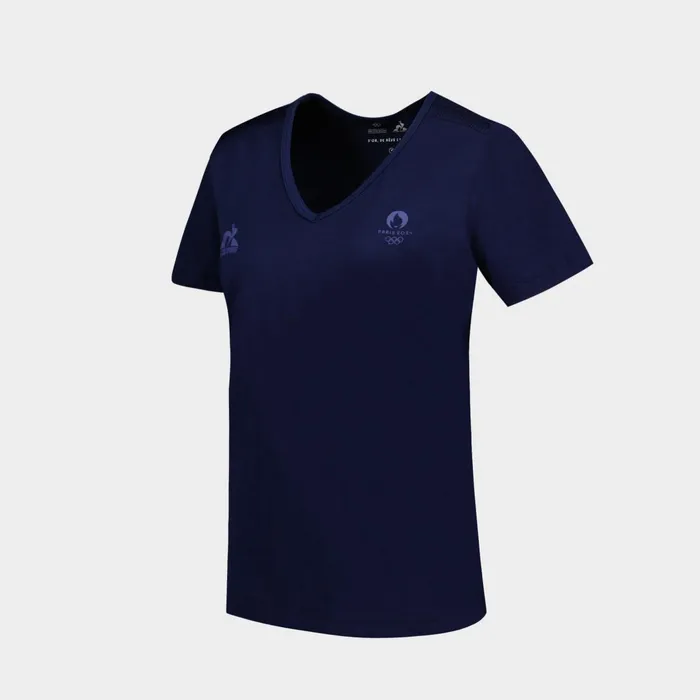 Le Coq Sportif Paris 2024 TShirt Bleu Nuit Women Tshirts Polos Shirts And Tops Le Coq Sportif Paris 2024 TShirt Bleu Nuit Women Tshirts Polos Shirts And Tops