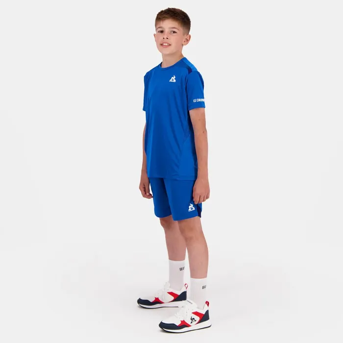 Le Coq Sportif Performance Tennis Shorts Kids Lapis Blue Kids Shorts