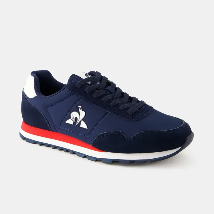 Le Coq Sportif Shoes ASTRA2 Dress Bluefiery Red Men Trainers And Sneakers