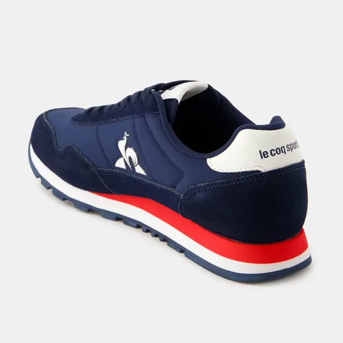 Le Coq Sportif Shoes ASTRA2 Dress Bluefiery Red Men Trainers And Sneakers