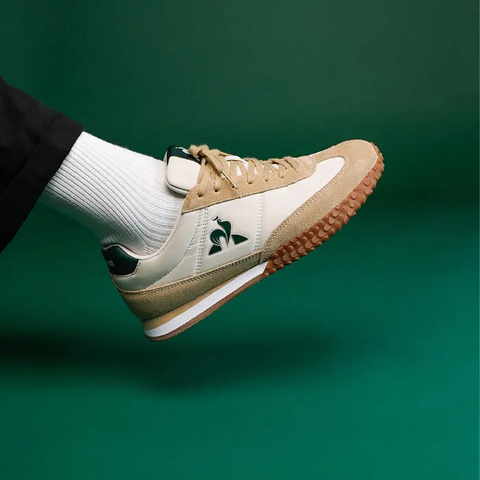 Le Coq Sportif Shoes VELOCE I Turtle Dove Trekking Green Men Trainers And Sneakers