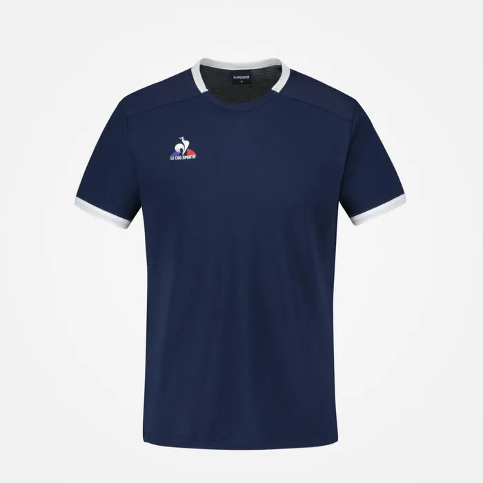 Le Coq Sportif Tennis TShirt Dress Bluesnew Optical White Men Tshirts And Tops