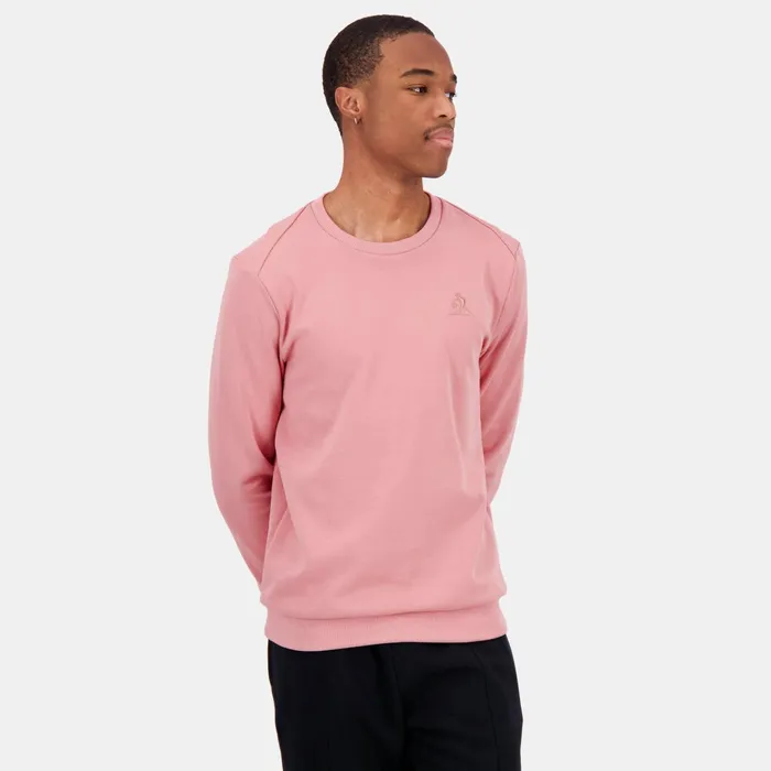 Le Coq Sportif Ton Sur Ton RoundNeck Sweatshirtshirt Rosette Men Sweatshirts