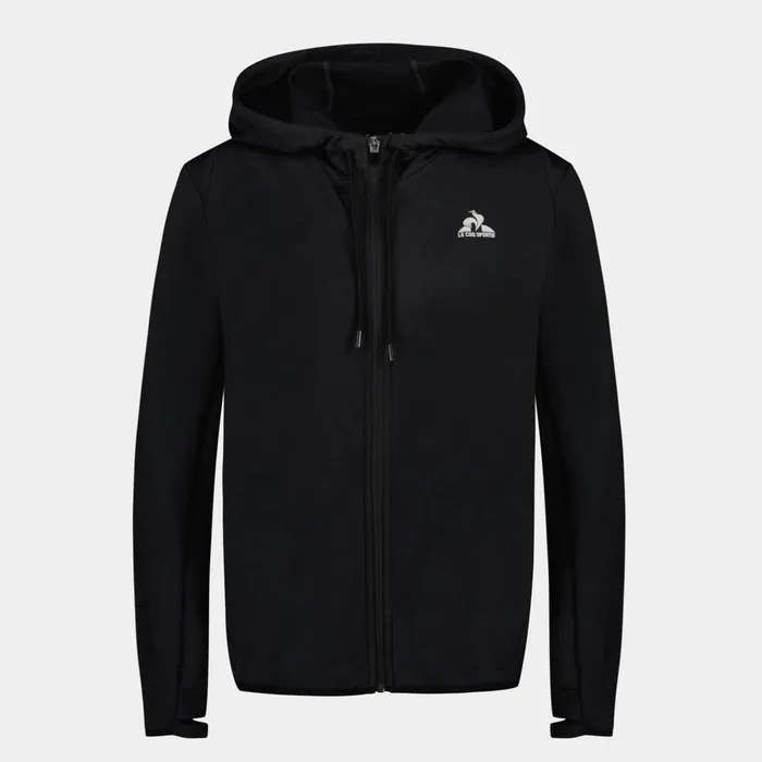 Le Coq Sportif Training Performance ZipUp Hoodie Black Men Sweatshirts