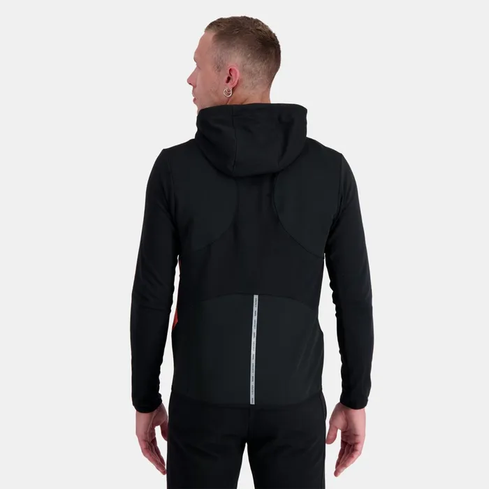 Le Coq Sportif Training Performance ZipUp Hoodie Black Men Sweatshirts