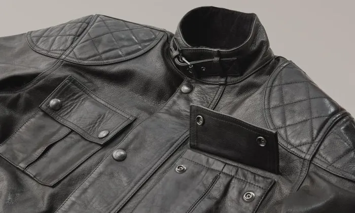 Leather Jackets Men Belstaff Brooklands Motorcycle Jacket Antique Black