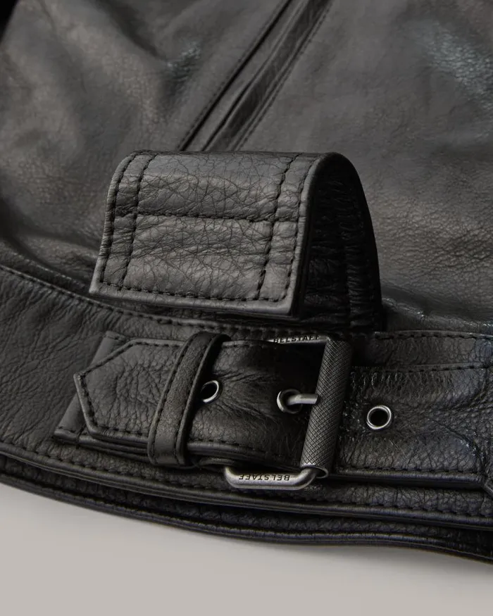 Leather Jackets Men Belstaff Brooklands Motorcycle Jacket Antique Black