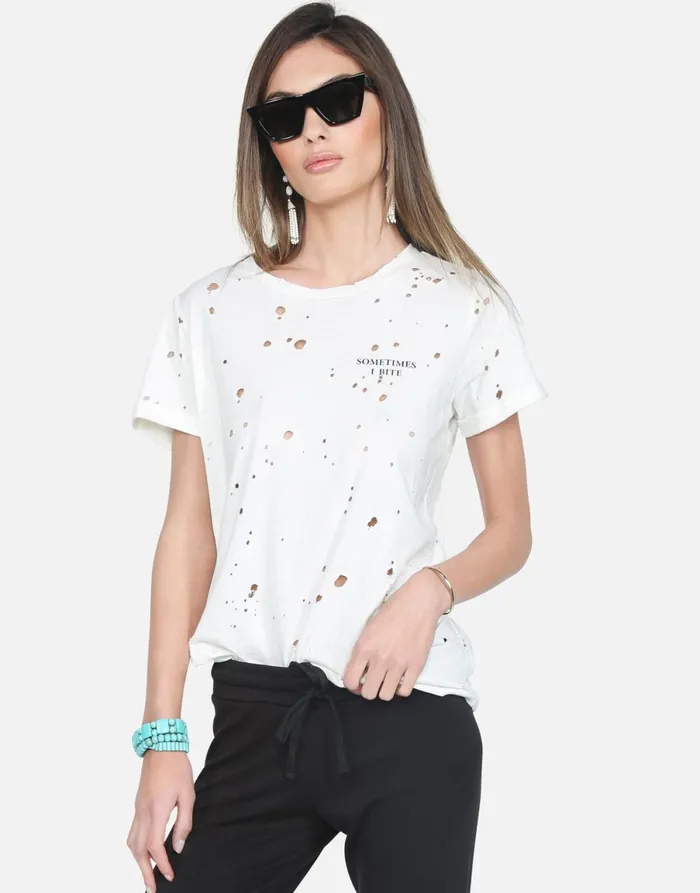 Limp Heart TRex White Women039s Lauren Moshi Short Sleeve