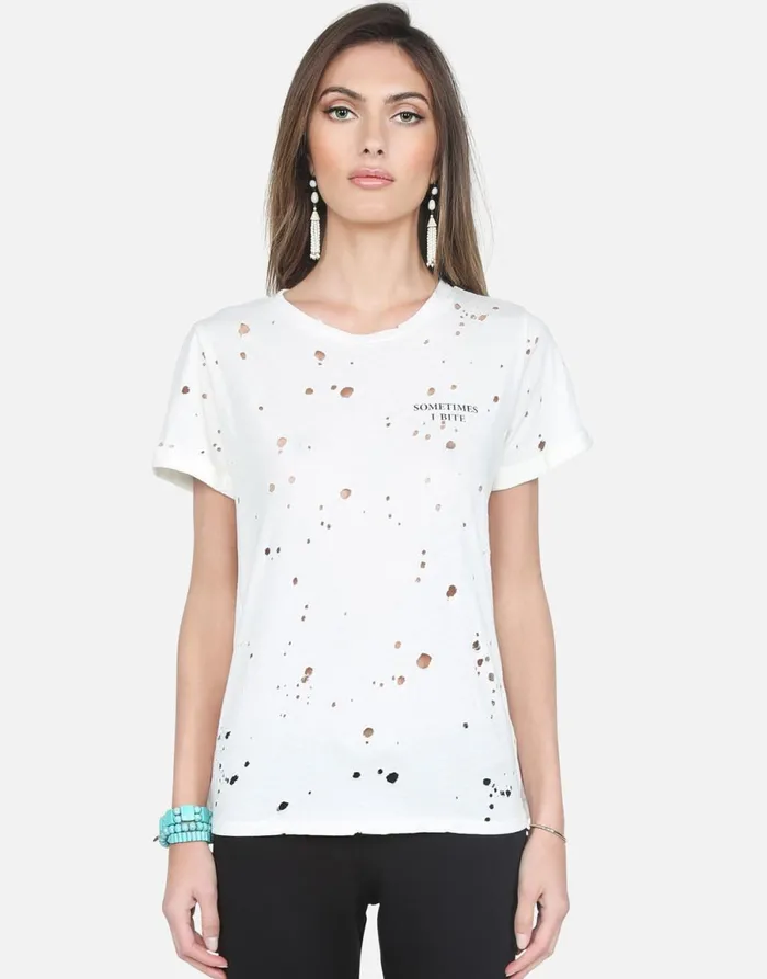 Limp Heart TRex White Women039s Lauren Moshi Short Sleeve