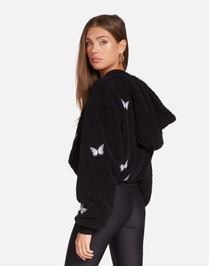 Lumi Optimist Butterflies Black Women039s Lauren Moshi Jackets