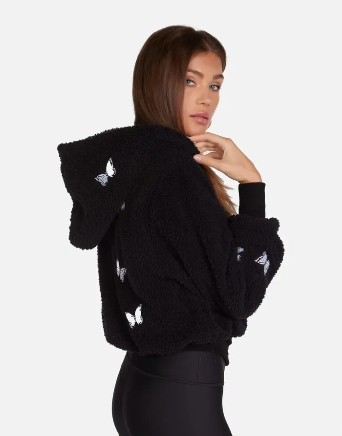 Lumi Optimist Butterflies Black Women039s Lauren Moshi Jackets
