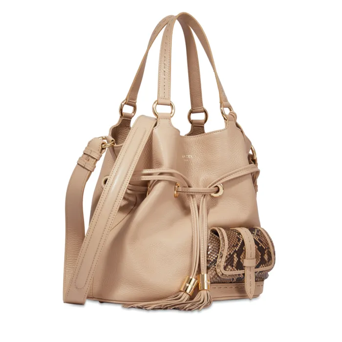 M Bucket Bag Cappuccinogold Women Lancel Hand Bags M Bucket Bag Cappuccinogold Women Lancel Hand Bags