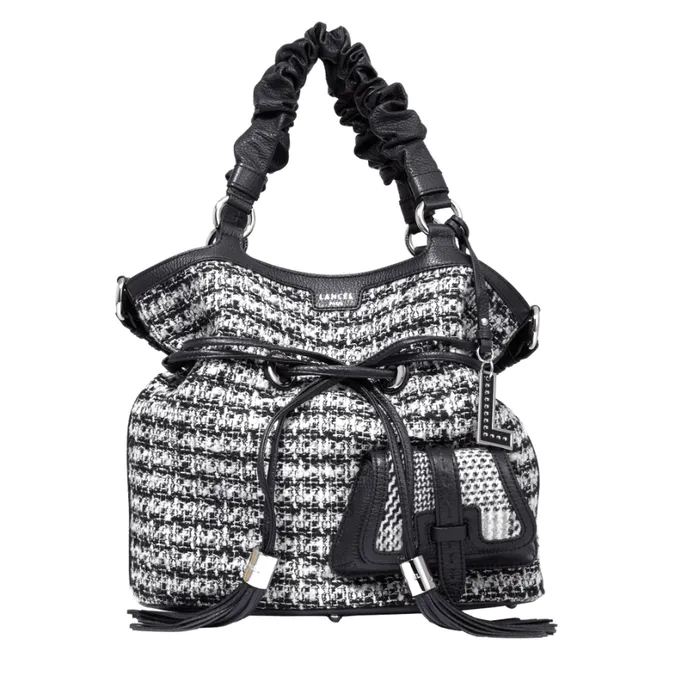 M Bucket Bag Multico White Women Lancel Shoulder Bags