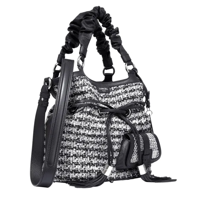 M Bucket Bag Multico White Women Lancel Shoulder Bags M Bucket Bag Multico White Women Lancel Shoulder Bags
