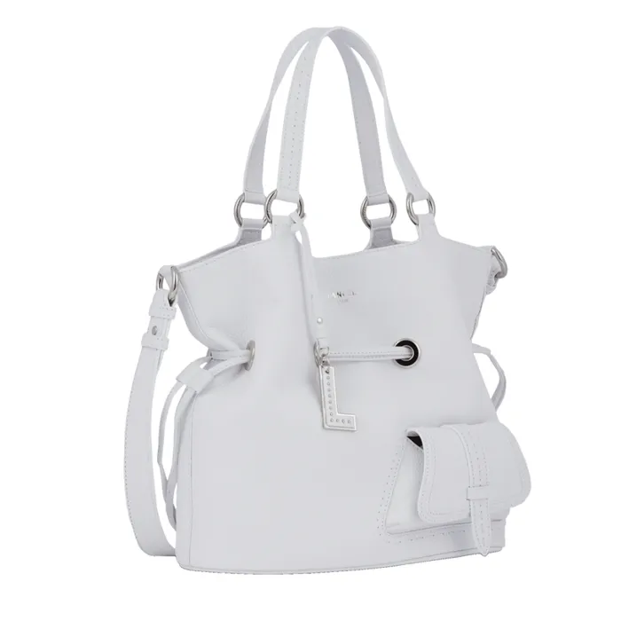 M Bucket Bag Optic White Women Lancel Shoulder Bags M Bucket Bag Optic White Women Lancel Shoulder Bags