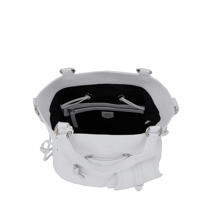 M Bucket Bag Optic White Women Lancel Shoulder Bags M Bucket Bag Optic White Women Lancel Shoulder Bags