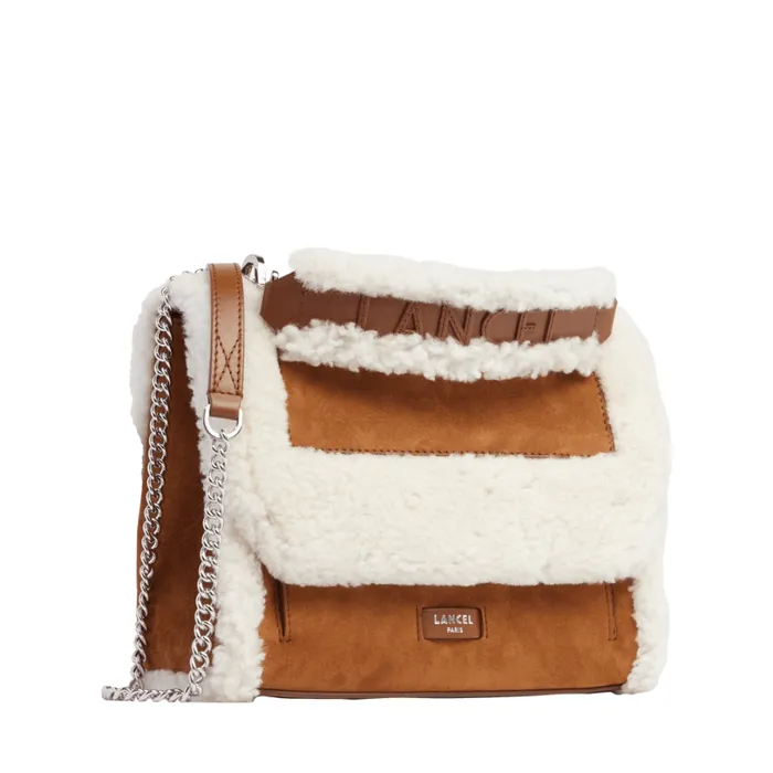 M Flap Bag Chestnut Women Lancel Shoulder Bags M Flap Bag Chestnut Women Lancel Shoulder Bags