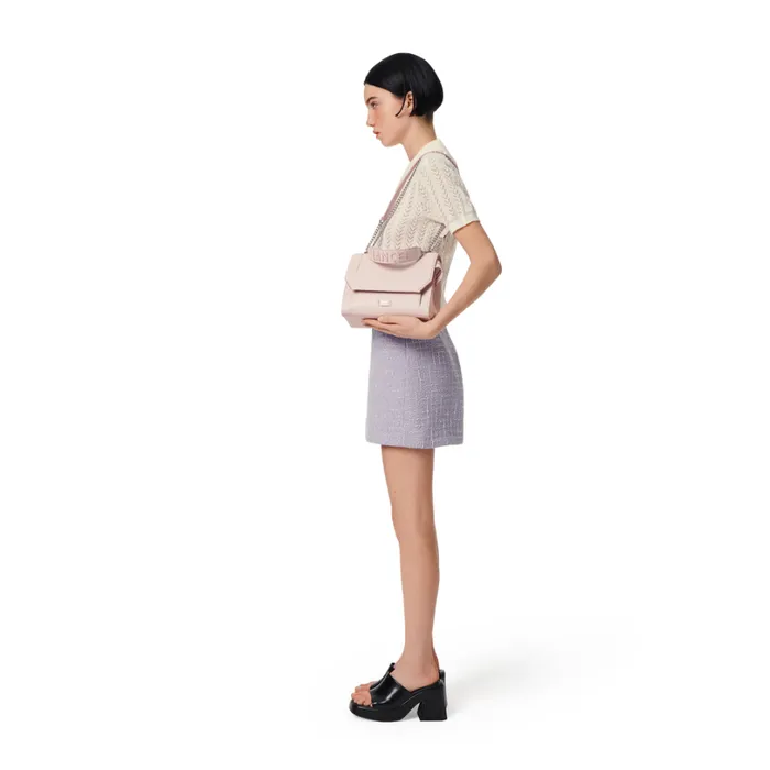 M Flap Bag Dragee Pink Women Lancel Hand Bags M Flap Bag Dragee Pink Women Lancel Hand Bags