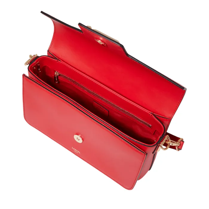 M Flap Bag Kiss Red Women Lancel Hand Bags
