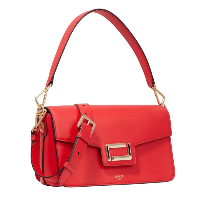 M Flap Bag Kiss Red Women Lancel Hand Bags