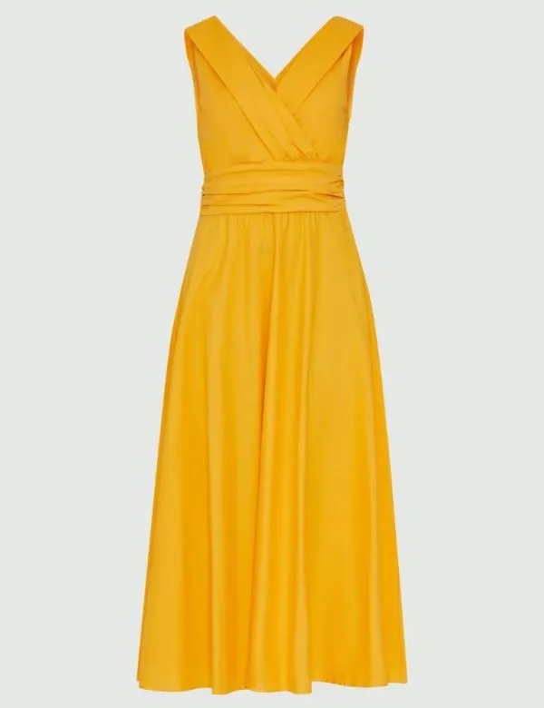 Marella Dresses Women Fitandflare Dress Orange