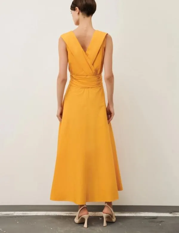 Marella Dresses Women Fitandflare Dress Orange