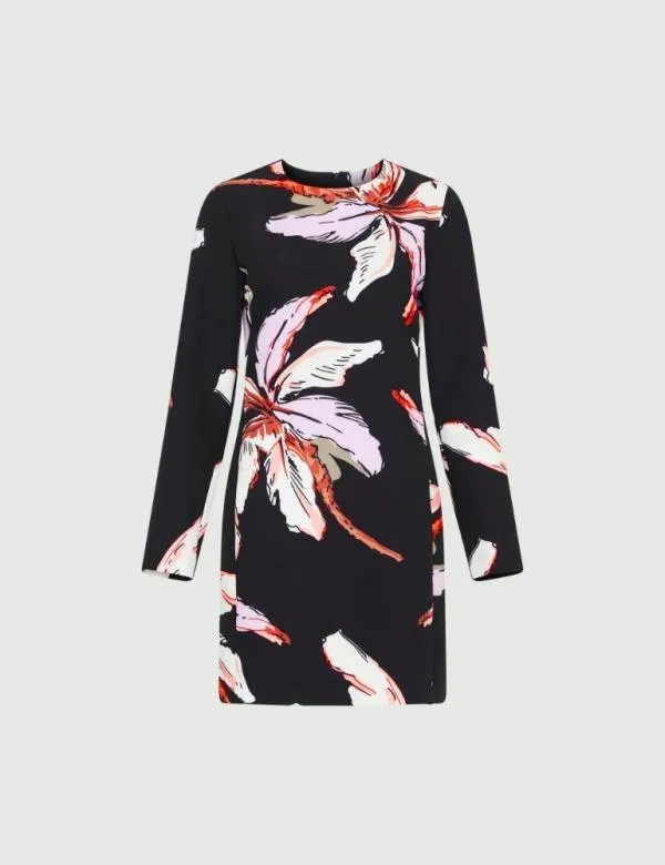 Marella Dresses Women Patterned Dress Black