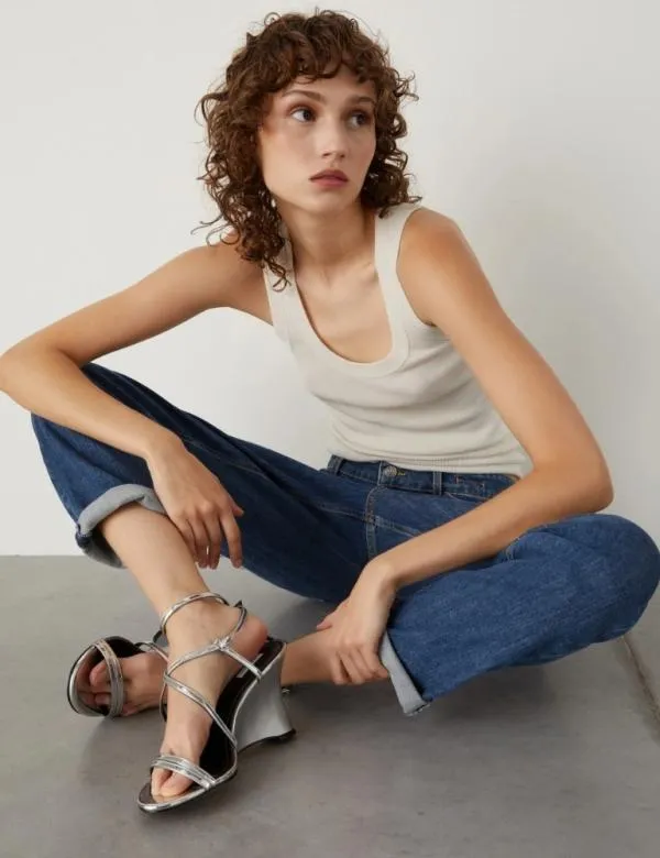 Marella Jeans Women Tomboy Jeans Navy