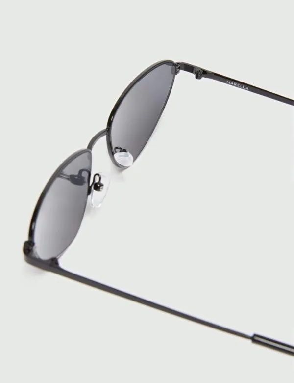 Marella Other Accessories Women Metal Sunglasses Black Marella Other Accessories Women Metal Sunglasses Black