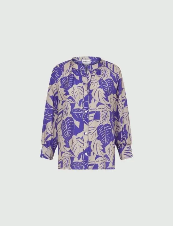 Marella Shirts Women Patterned Shirt Purple