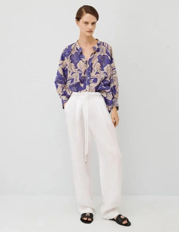 Marella Shirts Women Patterned Shirt Purple
