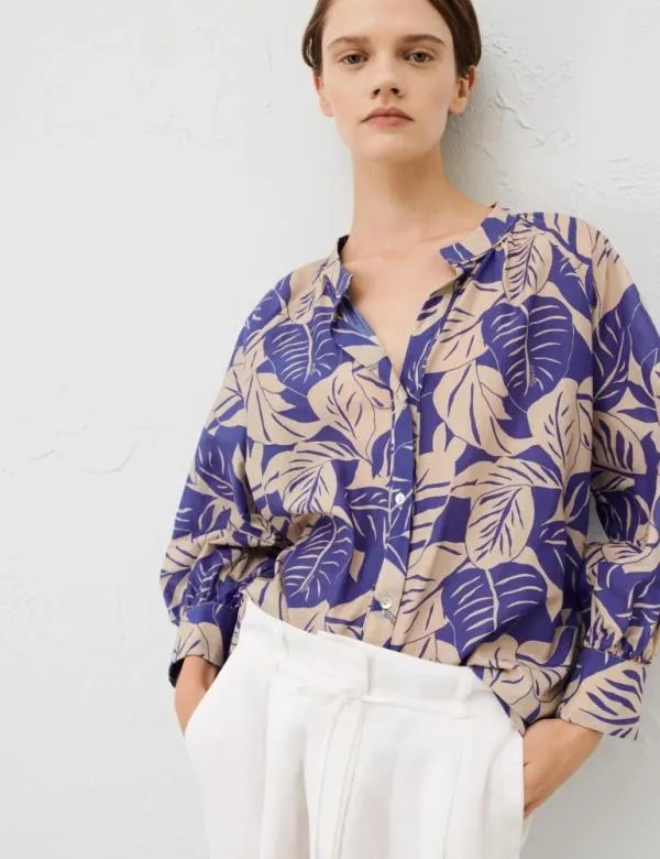 Marella Shirts Women Patterned Shirt Purple