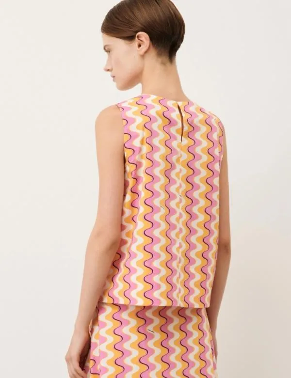 Marella Tops And TShirt Women Flared Top Deep Rose
