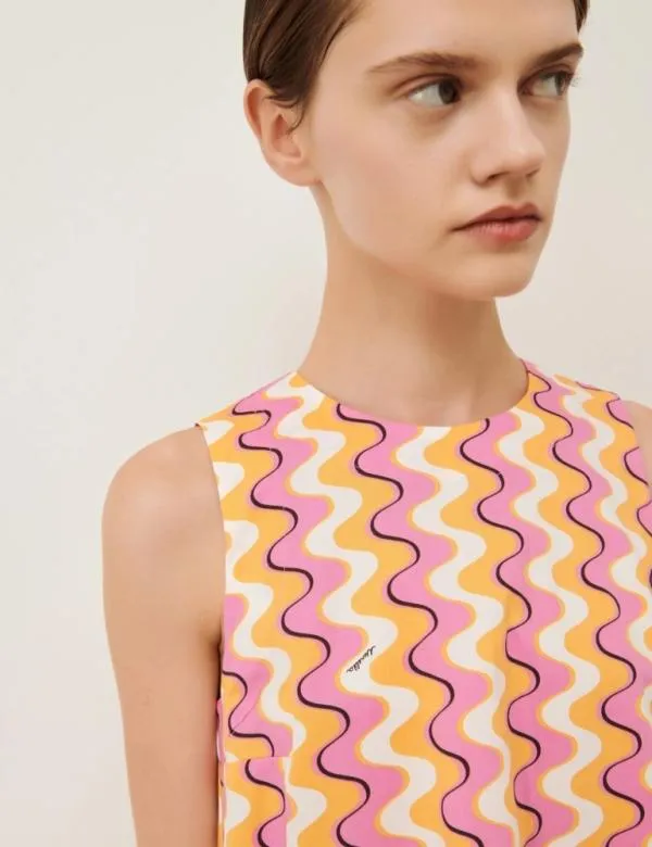 Marella Tops And TShirt Women Flared Top Deep Rose