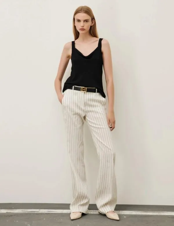 Marella Tops And TShirt Women Lingerielook Top Black