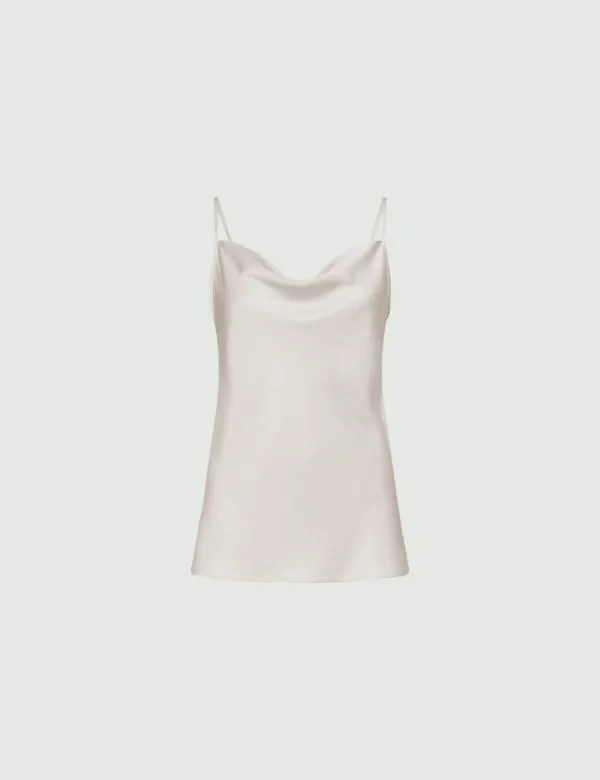 Marella Tops And TShirt Women Lingerielook Top Stone