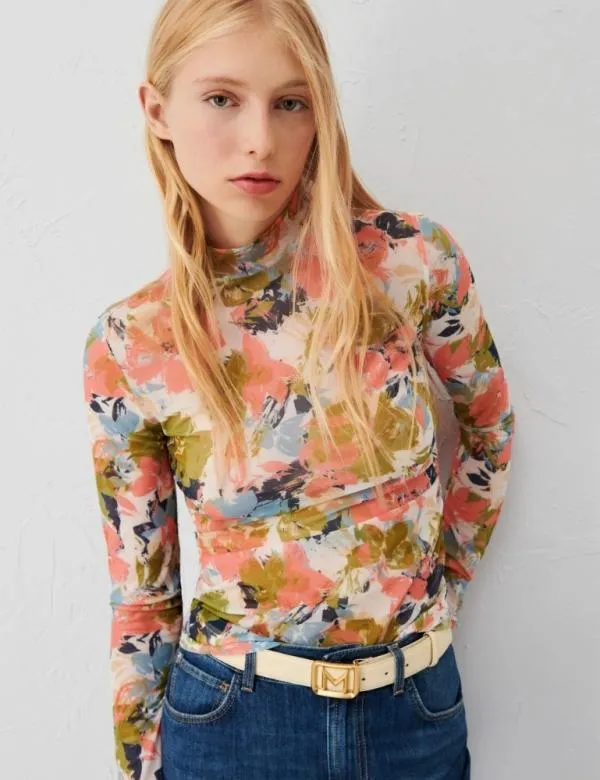 Marella Tops And TShirt Women Tulle Top Ivory