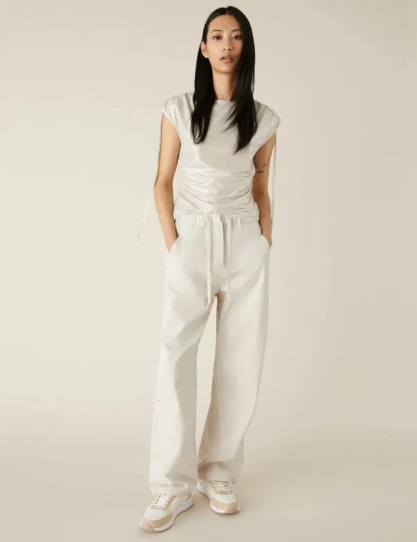 Marella Tops And TShirt Women Tulle Top Wool White