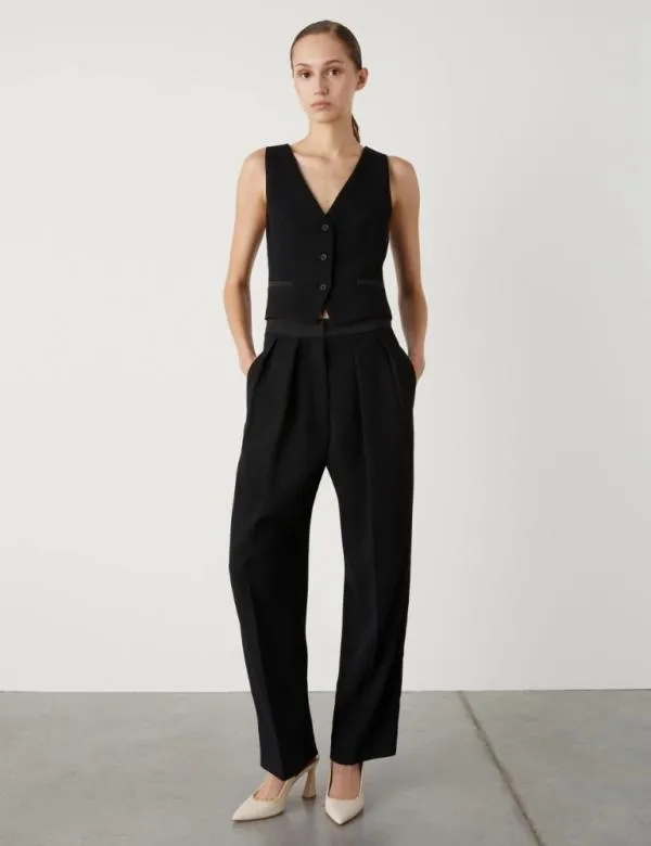 Marella Trousers Women Darted Trousers Black