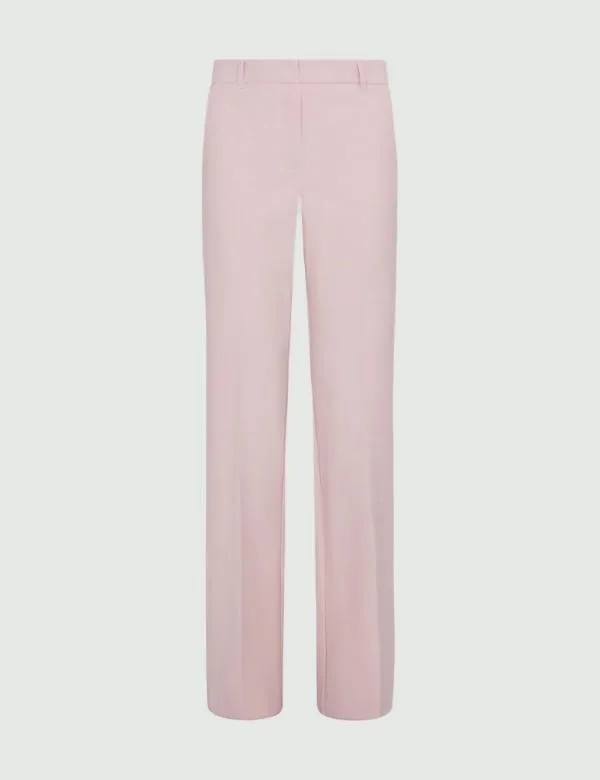 Marella Trousers Women Flared Trousers Pink