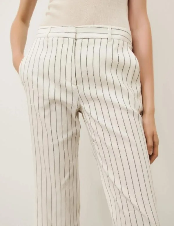 Marella Trousers Women Slim Trousers White