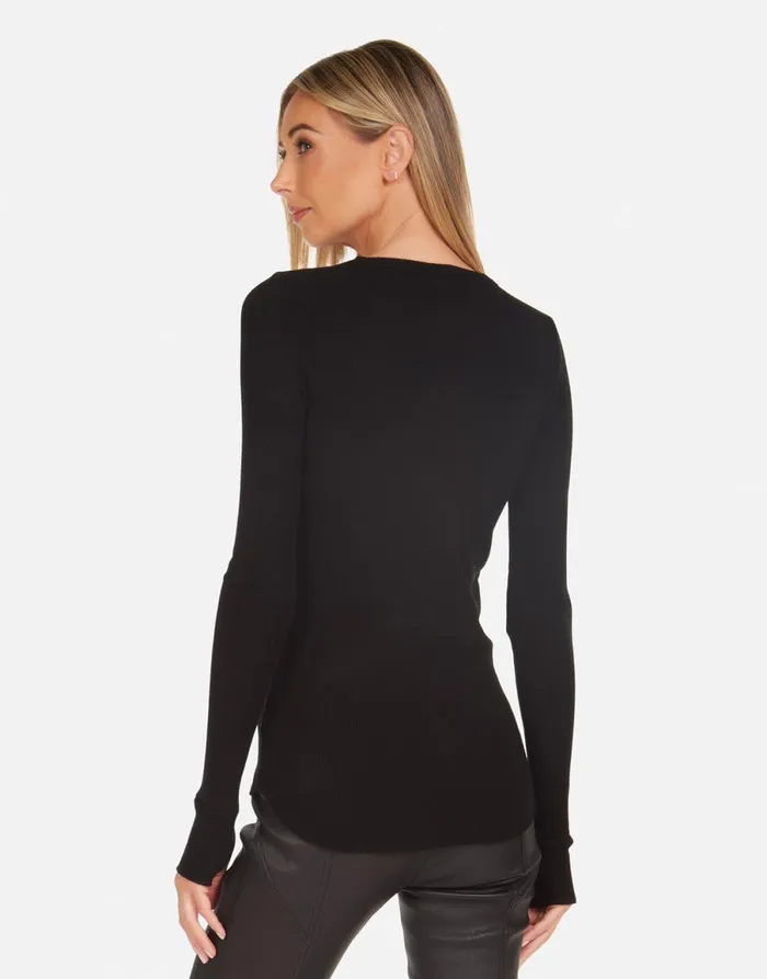 McKinley Lucky Cat Black Women039s Lauren Moshi Long Sleeve