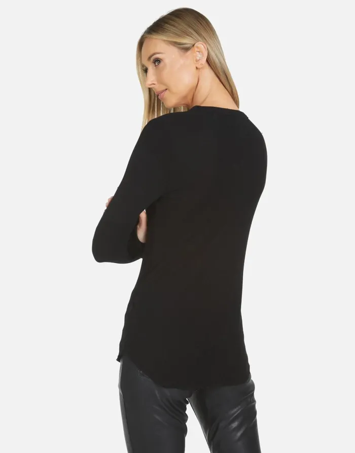 McKinley X Nailhead Skull Black Women039s Lauren Moshi Long Sleeve