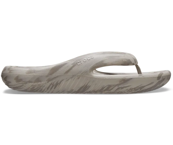 Mellow Marbled Recovery Flip Mushroom Cobblestone Women Crocs FlipFlops